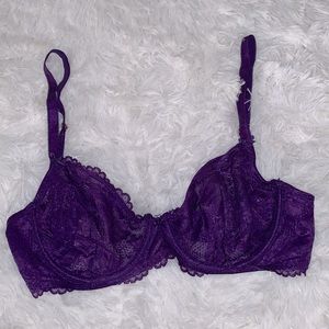 Savage Fenty Purple Lace Bra